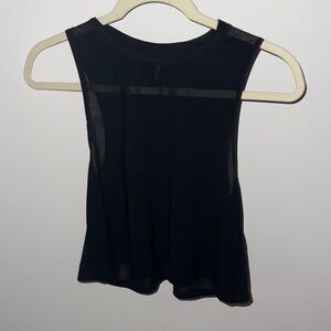 Carbon38 Sheer Black Workout tank